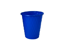 שרול כוס פלסטיק יהלום 36 יח' - כחול
